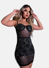 لانجيرى شيفون مطرز 220